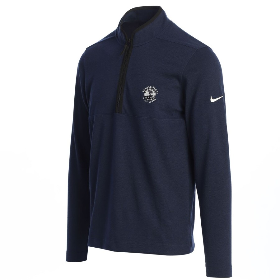 Men'S Apparel Pebble Beach | Pebble Beach Dri-Fit Victory Half Zip By ...